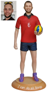 Статуэтка-шарж - Волейболист